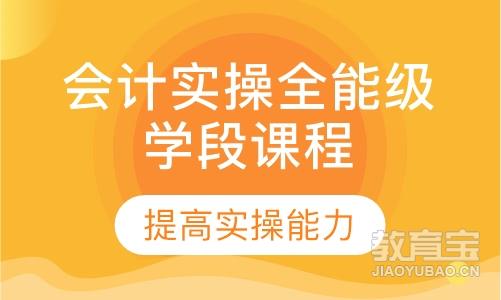 会计实操全能级学段课程