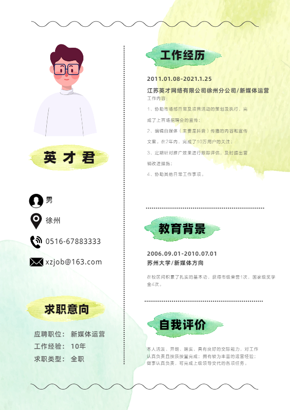 找过工作，不代表你会写简历